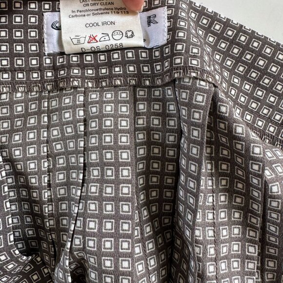 VINTAGE JAEGER Taupe Pleated Midi Skirt, 12 - Picture 3 of 6